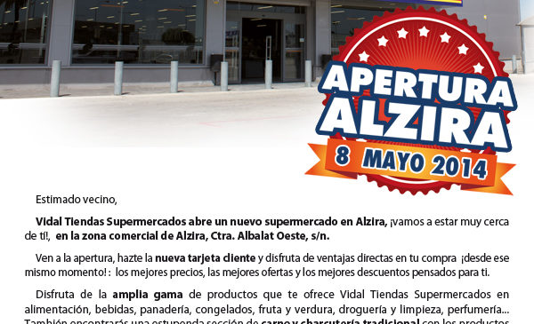 Creacion de comunicado por email para tiendas Vidal